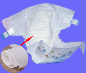 水刺無(wú)紡布紙尿褲