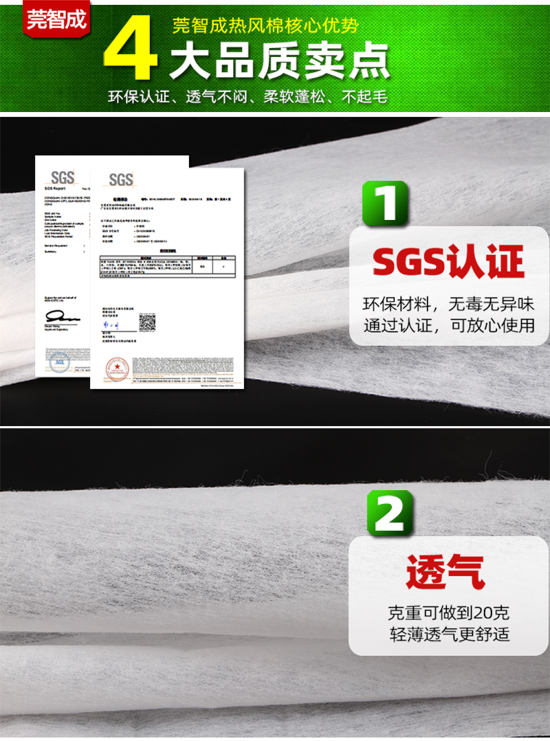 ES熱風棉4大賣點