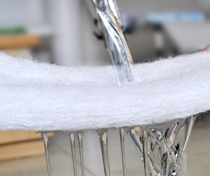 無膠棉應用于水過濾