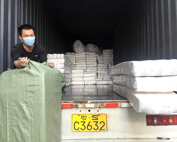 無(wú)膠棉生產(chǎn)廠家物流出貨