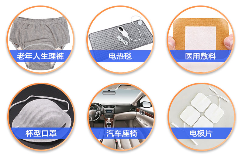 一次性擦拭巾針刺棉-應用領域